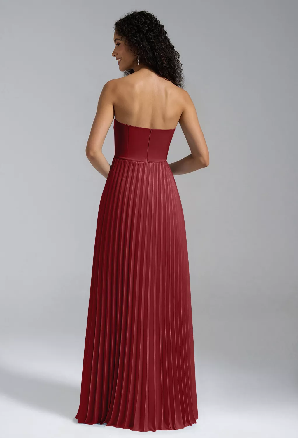 AW Hermione Burgundy  Wedding Guest Dresses